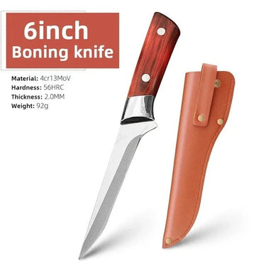 Hand Forged Stainless Steel Boning Knife - Chef Essential - InspiredGrabs.com